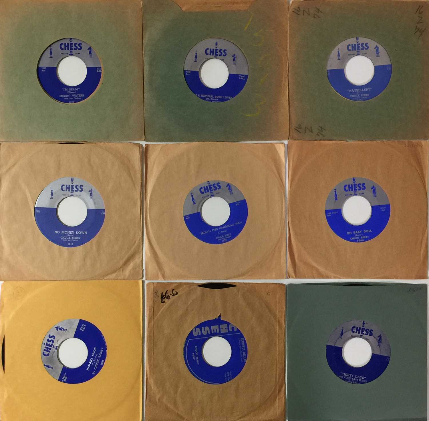 Lot 167 - CHESS - 7" PACK (BLUES/ ROCK N ROLL)