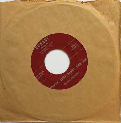 Lot 192 - DON'S ROCKERS - YOU'RE JUST RIGHT FOR ME ON THE DONROC LABEL.