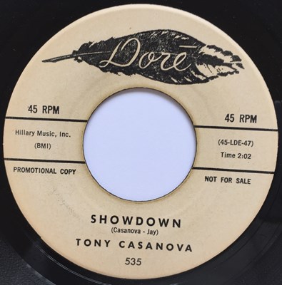 Lot 193 - TONY CASANOVA - SHOWDOWN - PROMO COPY ON DORE.