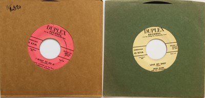 Lot 196 - JESSIE ALLEN & MATTIE JACKSON - TWO 45s ON DUPLEX RECORDS.