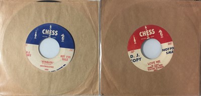 Lot 128 - JIMMY LEE AND WAYNE WALKER/ MOONGLOWS - 7" CHESS PROMOS