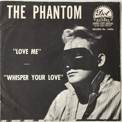 Lot 129 - THE PHANTOM - WHISPER YOUR LOVE/ LOVE ME 7" (RARE P/S - 45-16056)