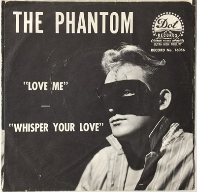 Lot 129 - THE PHANTOM - WHISPER YOUR LOVE/ LOVE ME 7" (RARE P/S - 45-16056)