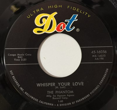 Lot 129 - THE PHANTOM - WHISPER YOUR LOVE/ LOVE ME 7" (RARE P/S - 45-16056)