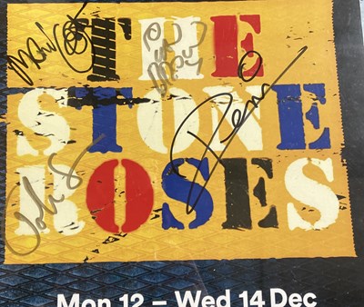 Lot 433 - STONE ROSES SIGNED POSTER