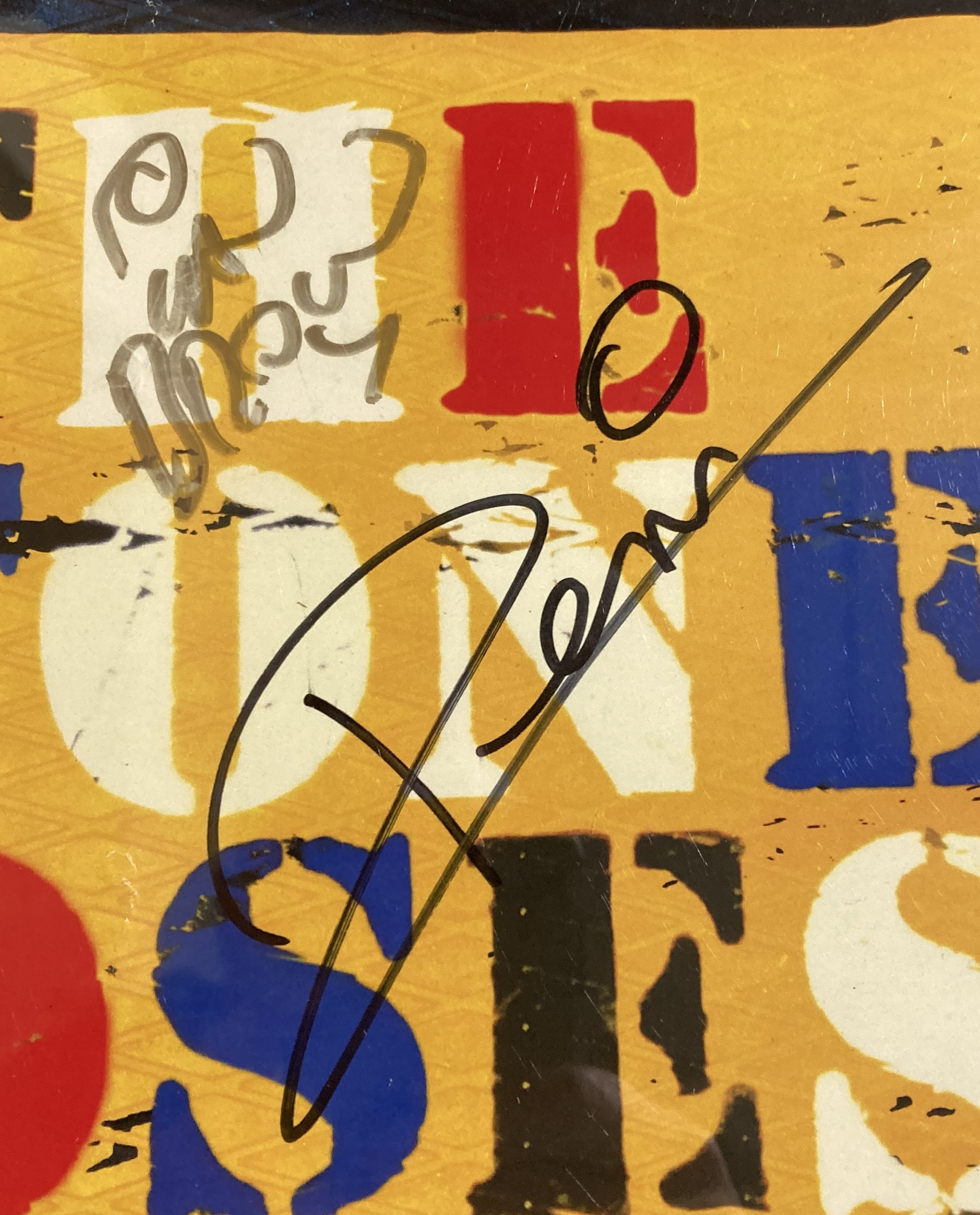 Lot 433 - STONE ROSES SIGNED POSTER