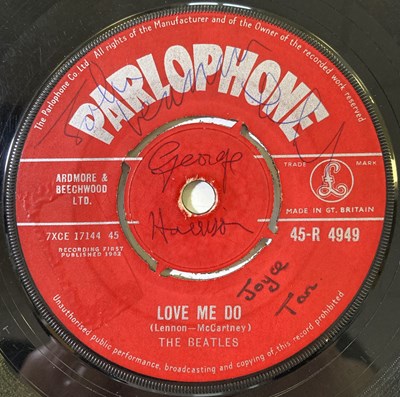 Lot 224 - BEATLES FULLY SIGNED LOVE ME DO 7