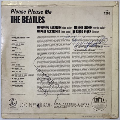 Lot 221 - BEATLES SIGNED PLEASE PLEASE ME - SIGNED BY PAUL & RINGO.