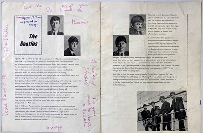 Lot 204 - BEATLES PROGRAMME WITH TICKET.