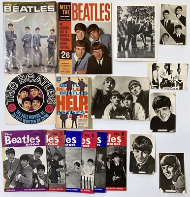 Lot 159 - BEATLES MONTHLY MAGAZINES, PROMO PHOTOS AND OTHER MAGAZINES & BOOKS.