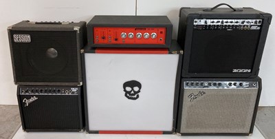 Lot 25 - GUITAR AMPLIFIERS (FENDER, ZOOM, SESSION).
