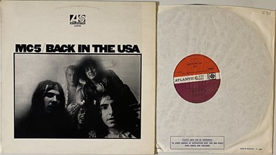 Lot 647 - MC5 - BACK IN THE USA LP (UK ORIGINAL PLUM/ RED ATLANTIC - 2400 016)