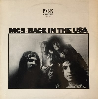 Lot 647 - MC5 - BACK IN THE USA LP (UK ORIGINAL PLUM/ RED ATLANTIC - 2400 016)