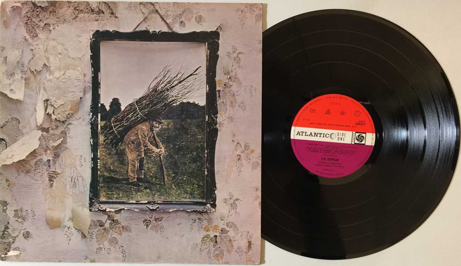 Lot 649 - LED ZEPPELIN - IV LP (UK INVERTED FEATHER/ PETER GRANT - 2401012)