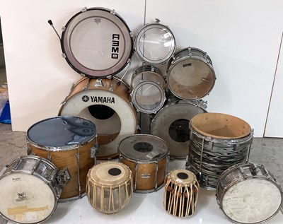 Lot 28 - ASSORTED DRUMS (RENO/YAMAHA/SONOR).