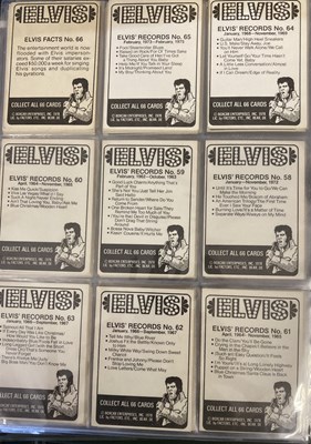 Lot 55 - ELVIS TRADING CARDS AND ASSORTED POP MEMORABILIA