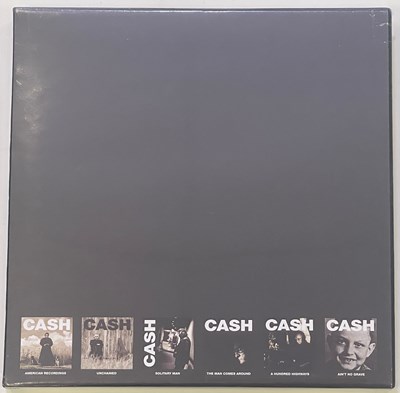Lot 4 - JOHNNY CASH - AMERICAN RECORDINGS I - IV LP BOX SET (B0020627-01)