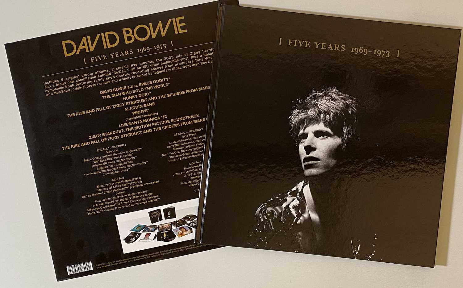 David Bowie Five Years Vinyl Box Set Lot 388 - DAVID BOWIE - [FIVE YEARS 1969-1973]