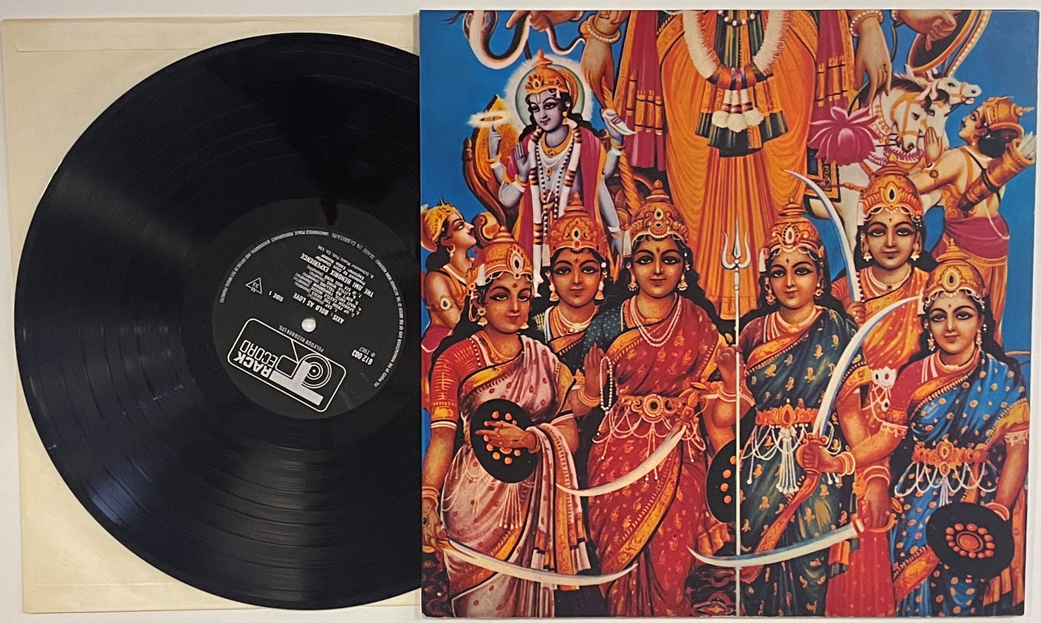 Lot 46 JIMI HENDRIX AXIS BOLD AS LOVE LP