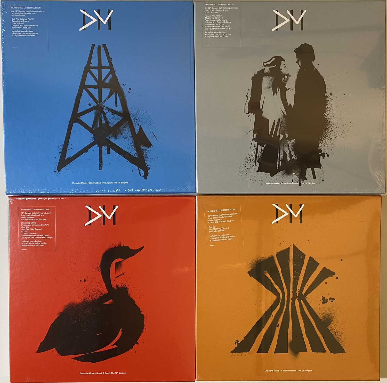 Lot 755 - DEPECHE MODE - THE 12" SINGLES (SEALED LIMITED EDITION NUMBERED BOX SETS)