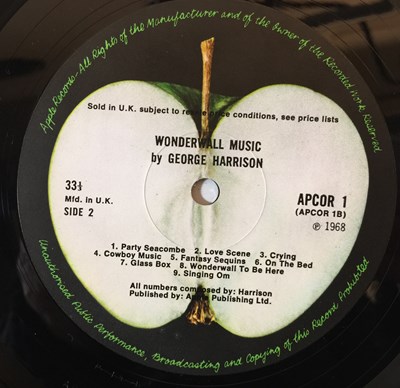 Lot 55 - GEORGE HARRISON - WONDERWALL MUSIC MONO LP (ORIGINAL UK PRESSING - APCOR 1)
