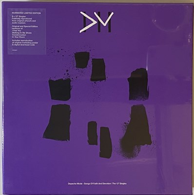 Lot 757 - DEPECHE MODE - SONGS OF FAITH AND DEVOTION: THE 12" SINGLES (8x 12" LIMITED NUMBERED BOX SET. - 12DMBOX08))