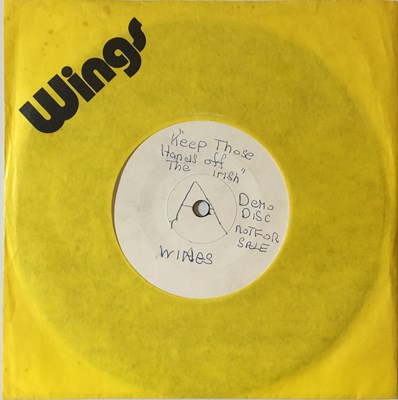 Lot 22 - WINGS - GIVE IRELAND BACK TO THE IRISH 7" (UK WHITE LABEL TEST PRESSING - R 5936)
