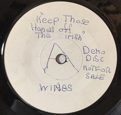 Lot 22 - WINGS - GIVE IRELAND BACK TO THE IRISH 7" (UK WHITE LABEL TEST PRESSING - R 5936)