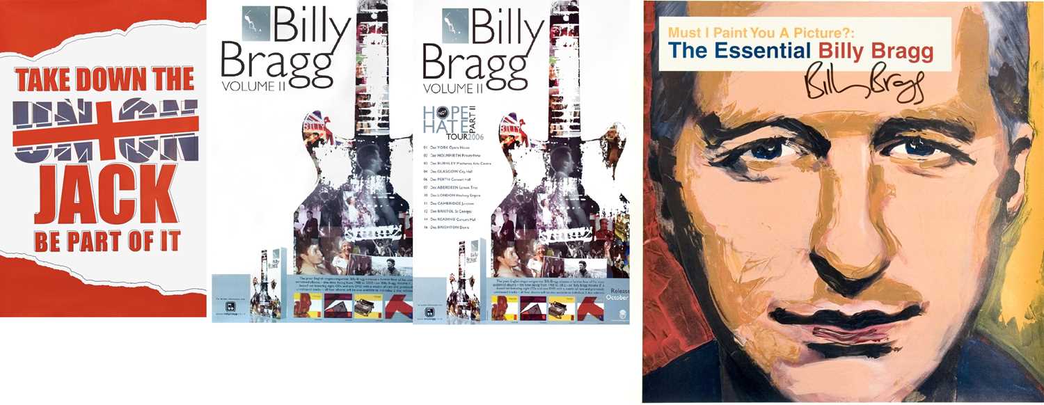 Lot 212 - BILLY BRAGG POSTERS