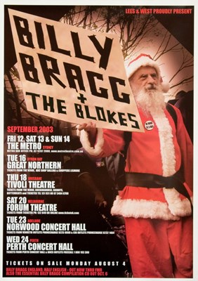 Lot 212 - BILLY BRAGG POSTERS