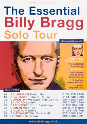 Lot 212 - BILLY BRAGG POSTERS