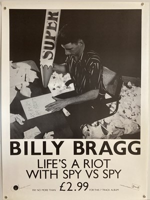 Lot 215 - BILLY BRAGG BARNEY BUBBLES POSTERS