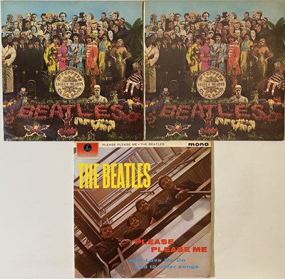 Lot 49 - THE BEATLES - PLEASE PLEASE ME/SGT. PEPPER'S LPs