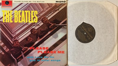 Lot 51 - THE BEATLES - PLEASE PLEASE ME LP (1ST UK 'BLACK AND GOLD' PMC 1202 - SUPERB COPY)
