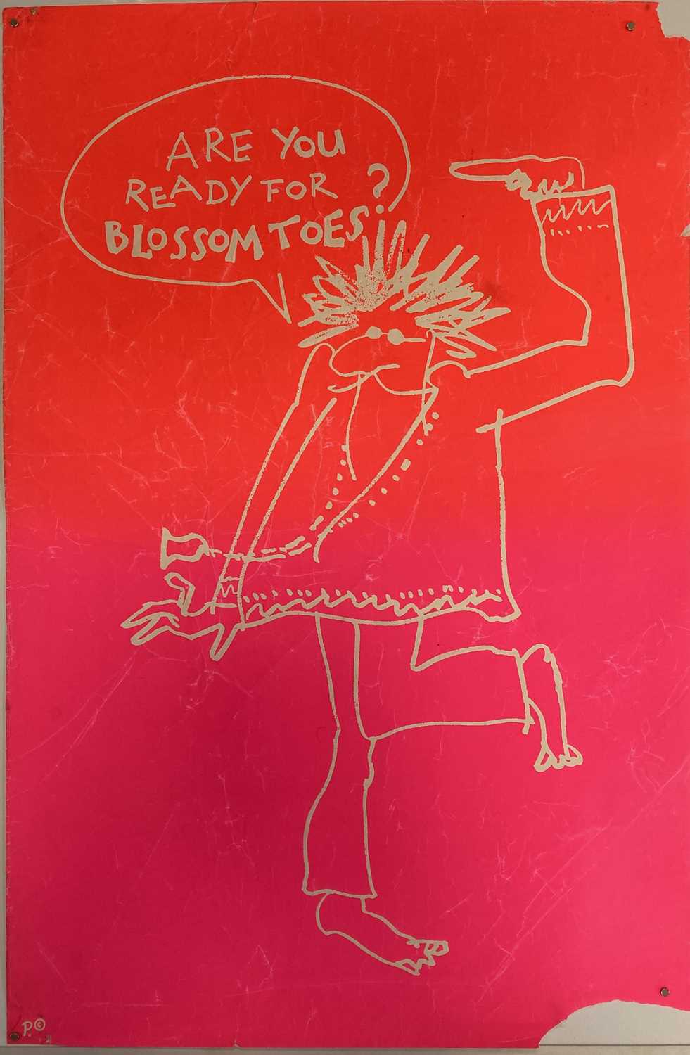 Lot 161 - BLOSSOM TOES ORIGINAL POSTER