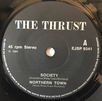 Lot 721 - THE THRUST - SOCIETY EP (ORIGINAL UK COPY - ELLIE JAY RECORDS EJSP 9341)