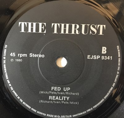 Lot 721 - THE THRUST - SOCIETY EP (ORIGINAL UK COPY - ELLIE JAY RECORDS EJSP 9341)