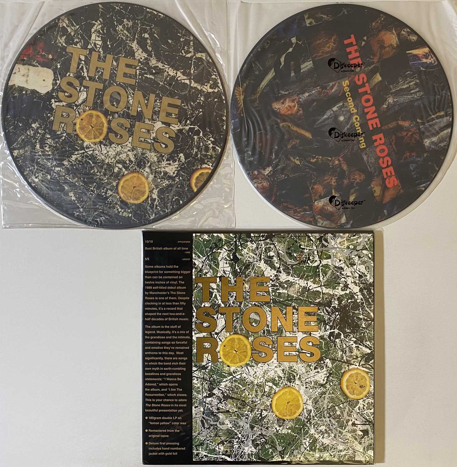 Lot 728 - THE STONE ROSES - LIMITED EDITION LP RELEASES (COLOURED VINYL/PICTURE DISCS)