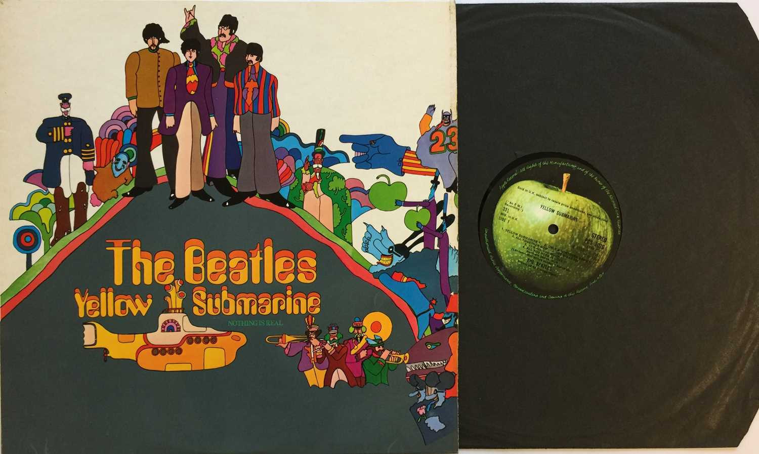 Lot 68 - THE BEATLES - YELLOW SUBMARINE LP (ORIGINAL