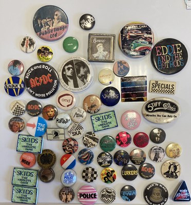 Lot 92 - PUNK / POST PUNK TICKETS / BADGES AND MORE