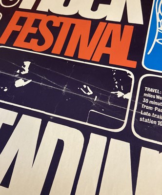 Lot 192 - READING FESTIVAL 1975 POSTER