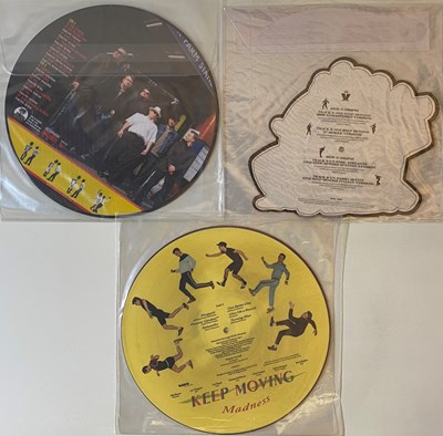 Lot 870 - MADNESS - LIMITED EDITION PICTURE/SHAPED DISC RELEASES