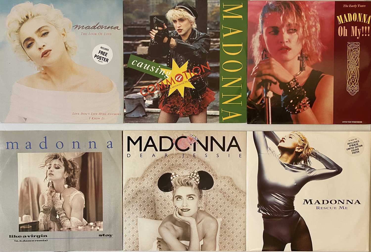 Lot 805 MADONNA 12" SINGLES