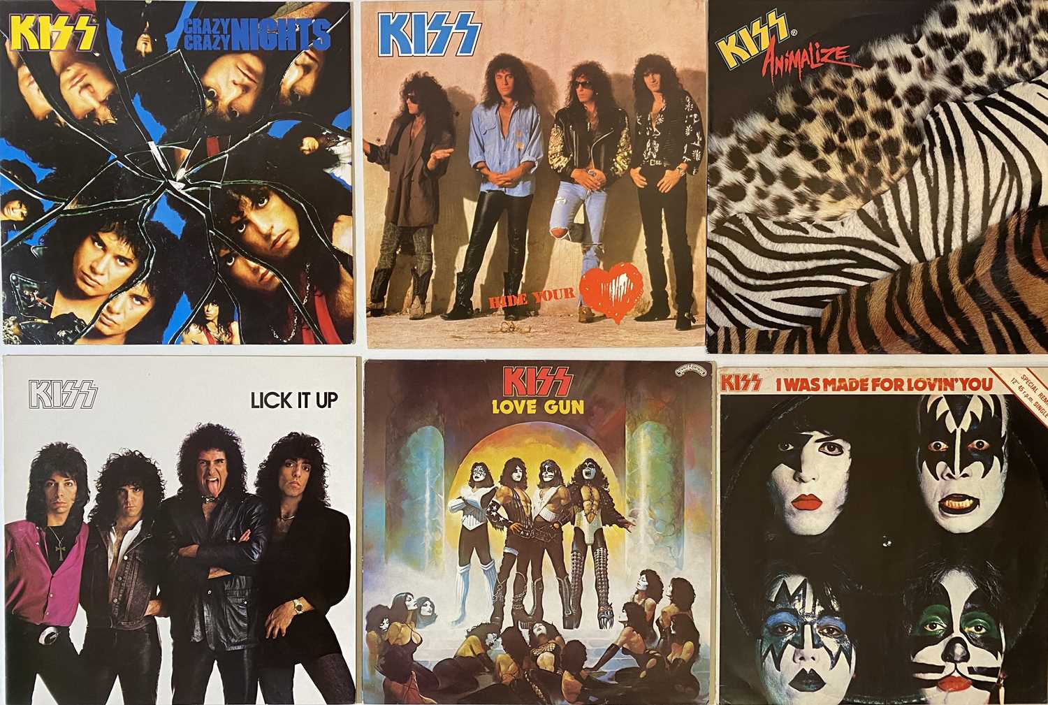 Lot 810 - KISS - LP/ 12" PACK