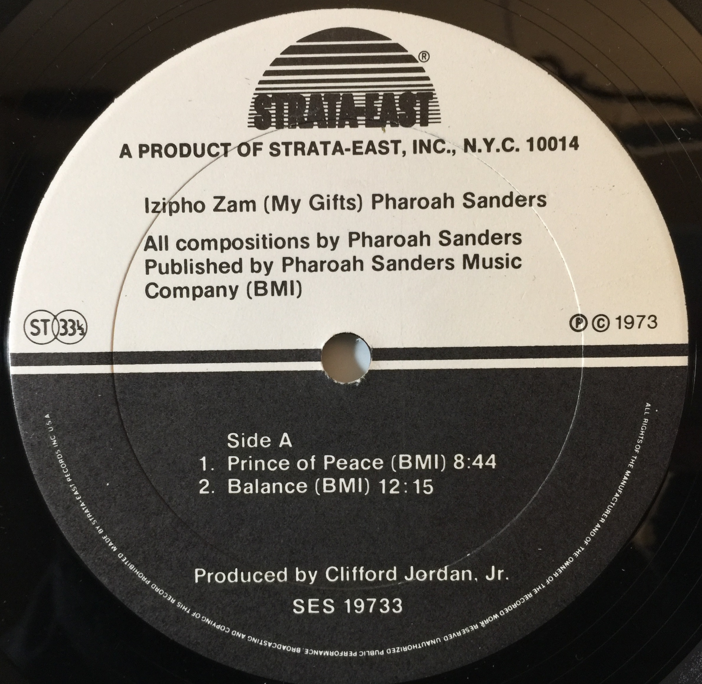 Lot 824 - PHAROAH SANDERS - IZIPHO ZAM [MY GIFTS] LP