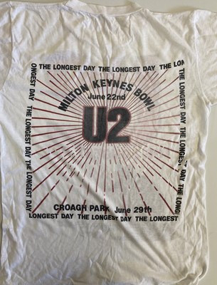 Lot 338 - U2 LONGEST DAY T-SHIRTS