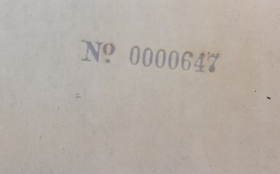 Lot 69 - THE BEATLES - WHITE ALBUM LP - NUMBER 0000647 (ORIGINAL UK MONO COPY - PMC 7067/8)).