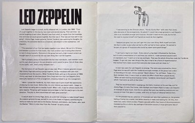 Lot 409 - LED ZEPPELIN - 1973 CONCERT PROGRAMME AND TICKET STUBS.