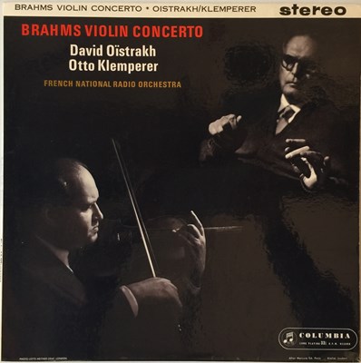 Lot 1325 - DAVID OISTRAKH - SAX 2411 - BRAHMS VIOLIN CONCERTO IN D MAJOR LP (ORIGINAL UK STEREO EDITION)