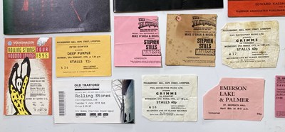 Lot 174 - 1970S CONCERT PROGRAMMES AND TICKETS.